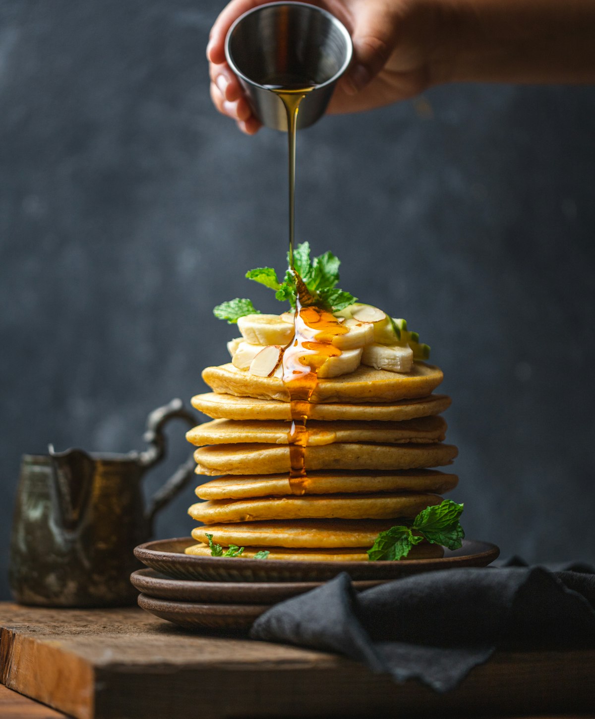 Fluffige Haferflocken-Pancakes